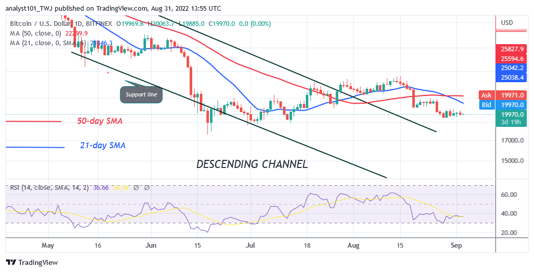 Bitcoin Bitcoin Price Prediction for Today August 31: Buyers and Sellers Reach Indecision as Bitcoin Hovers Above $19KIt Fluctuates Below $20K